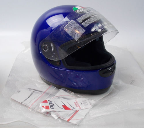 ☆AGV S-4 size/M Agv S4 Plain Helmet Black ⁄ Silver - Black ⁄ Silver Mat